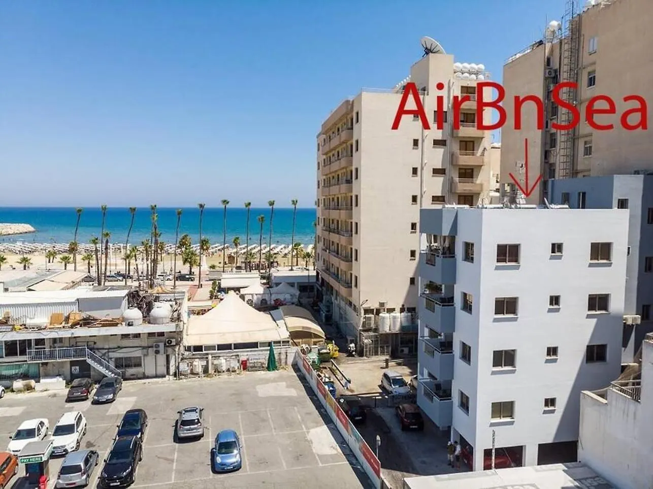 Airbnsea City Centre Side Sea View Apartments Larnaca Cypr